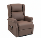 Modern Electric Power Lift Recliner Chair with Lay Flat Design and Soft Leather Upholstery for Seniors and Elderly Comfort