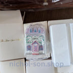 LENOX Spice Village 24-Piece Ceramic House Set with Display Shelf (1989 Collection)