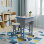 Adjustable School Desk and Chair Set – Modern Student Furniture with Ergonomic Design, Durable Wood & Metal Construction