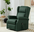Modern Electric Power Lift Recliner Chair with Lay Flat Design and Soft Leather Upholstery for Seniors and Elderly Comfort